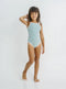 Retro Swimsuit in Blue